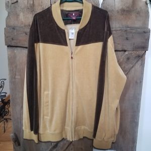 Argyleculture velour jacket